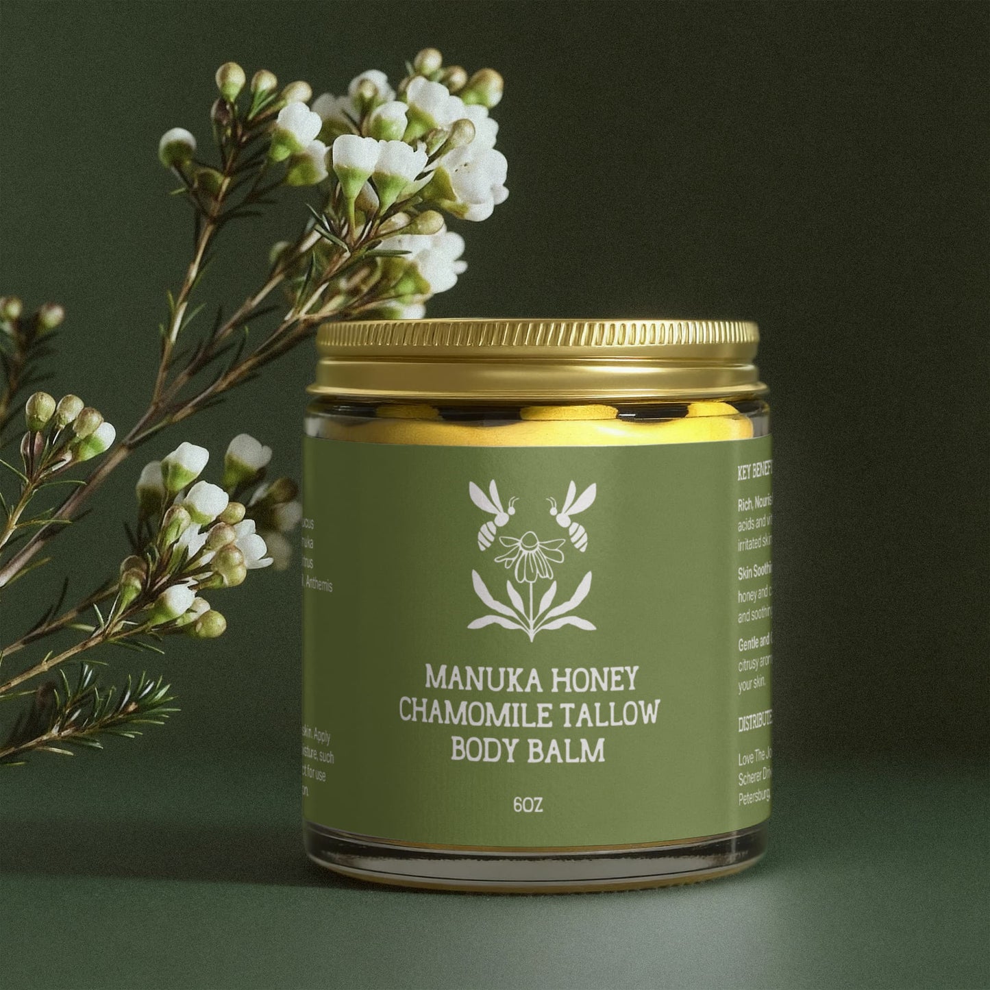 Manuka Honey Chamomile Tallow Body Balm