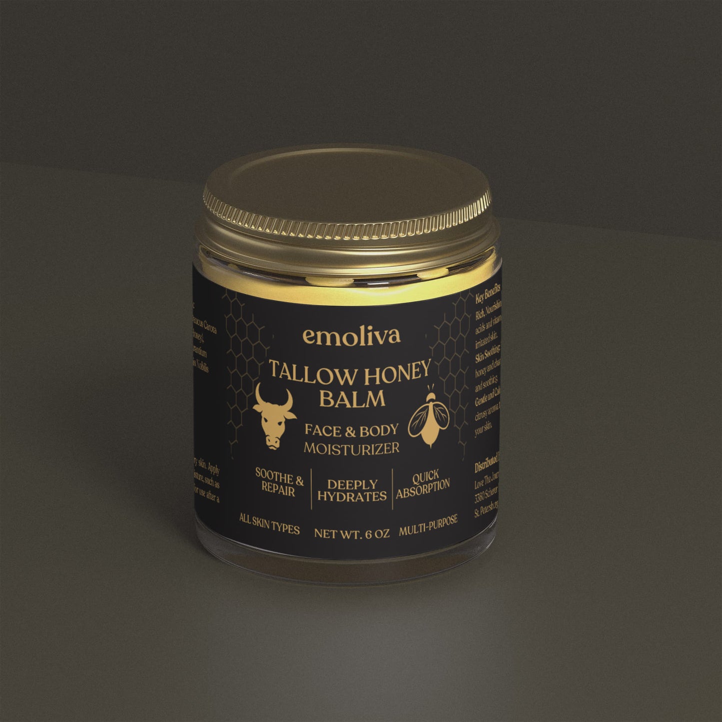 Tallow Body Balm With Manuka Honey & Chamomile