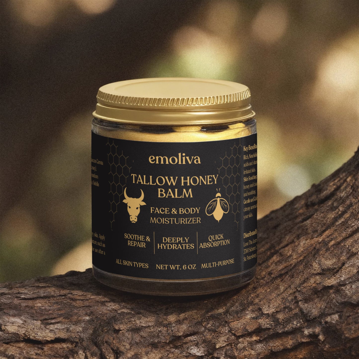 Tallow Body Balm With Manuka Honey & Chamomile