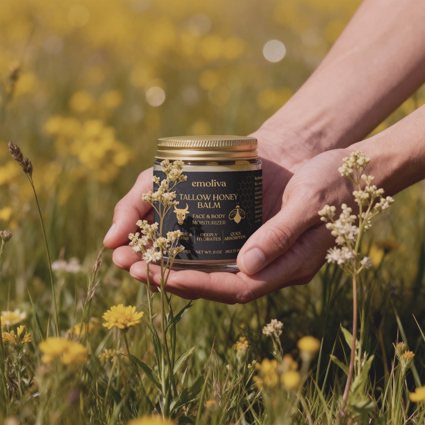 Tallow Body Balm With Manuka Honey & Chamomile