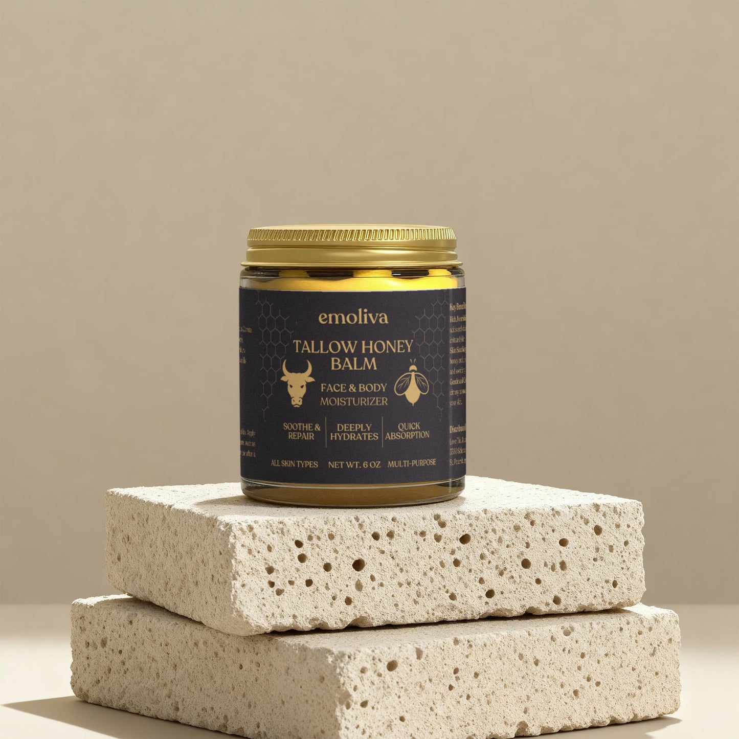 Tallow Body Balm With Manuka Honey & Chamomile