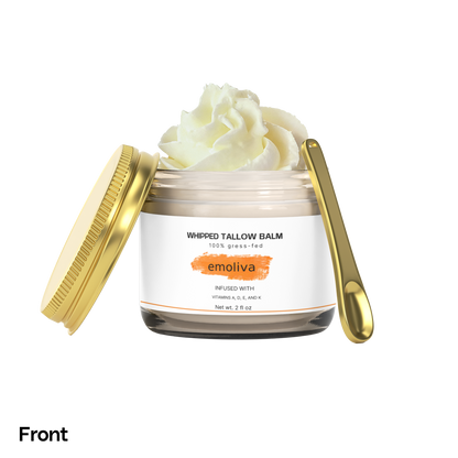 Whipped Grass-Fed Tallow Balm Vanilla Bean Soft Skin Balm
