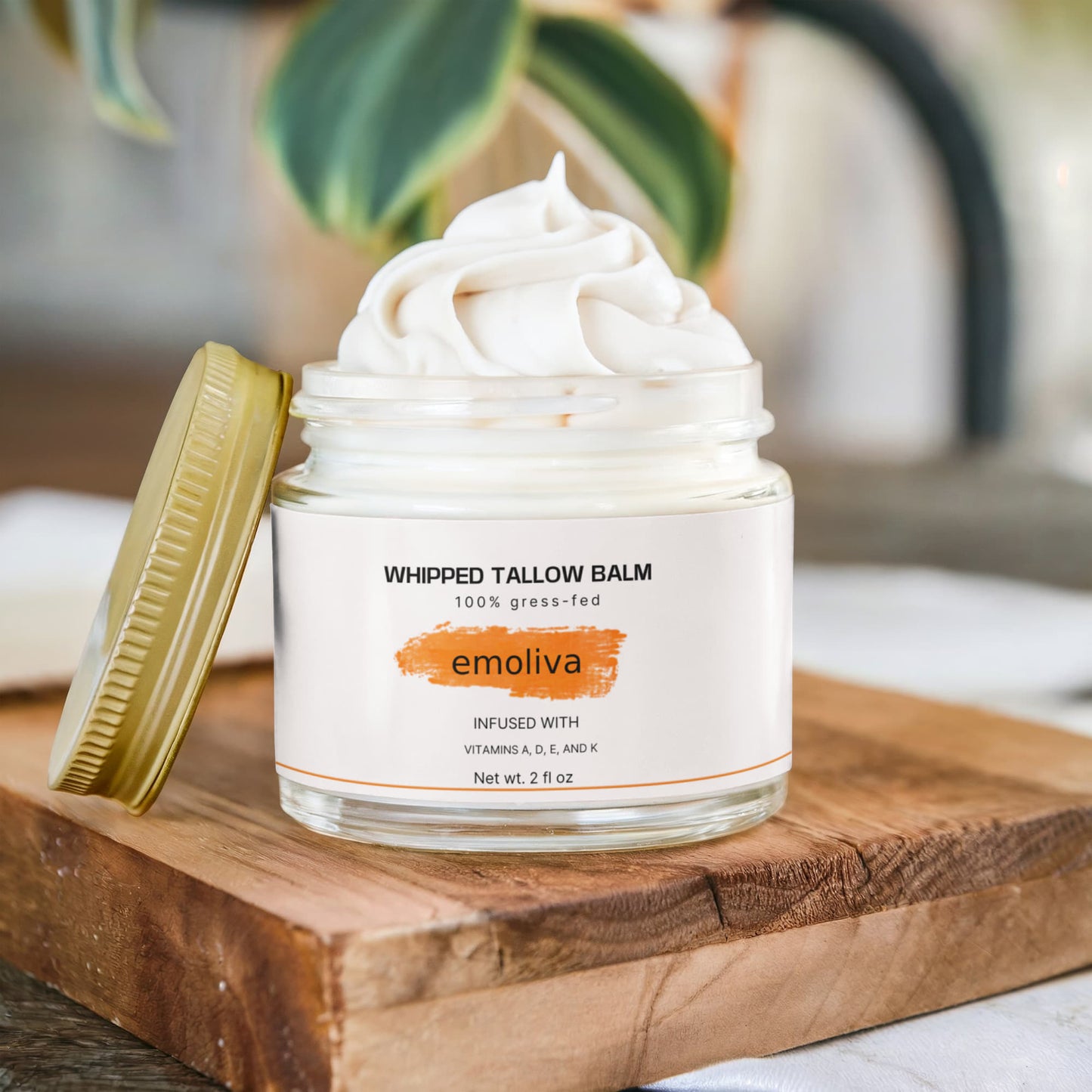 Whipped Grass-Fed Tallow Balm Vanilla Bean Soft Skin Balm