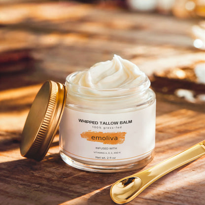 Whipped Grass-Fed Tallow Balm Vanilla Bean Soft Skin Balm