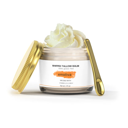 Whipped Grass-Fed Tallow Balm Vanilla Bean Soft Skin Balm