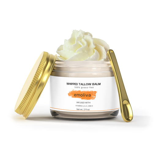 Whipped Grass-Fed Tallow Balm Vanilla Bean Soft Skin Balm